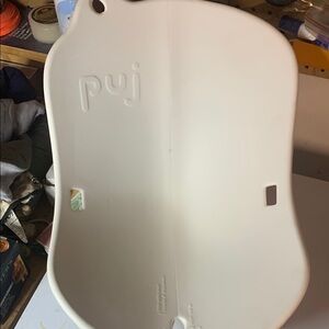 White Baby Bath Support